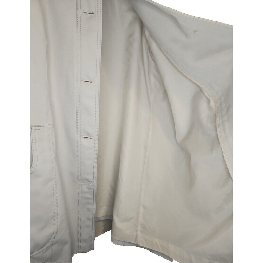 Forecaster Of Boston Vintage Beige Button Up Long Coat Mens Size 18 1/2 Overcoat - Picture 6 of 8